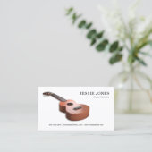 Carte De Visite Professeur de musique Ukulele (Debout devant)