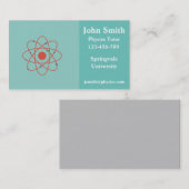 Carte De Visite Professeur de physique physique professeur de scie (Devant / Derrière)