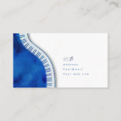 Carte De Visite Professeur de piano (Dos)