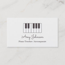 Professeur de piano de musique minimaliste moderne
