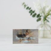 Carte De Visite Professeur de piano professionnel (Debout devant)