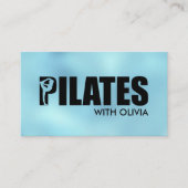 Carte De Visite Professeur de Pilates minimal cool  (Devant)