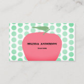 Carte De Visite professeur de pomme (Devant)