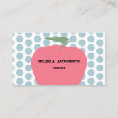 Carte De Visite professeur de pomme (Devant)