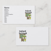 Carte De Visite Professeur de Sciences de grenouille (Devant / Derrière)