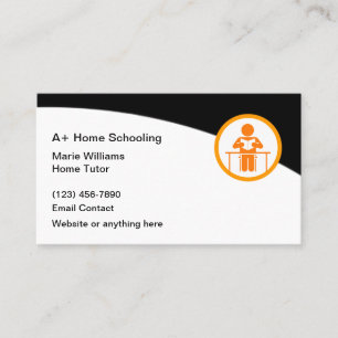 Carte De Visite Professeur de soutien scolaire à domicile