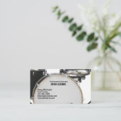 Carte De Visite Professeur de tambour (Debout devant)