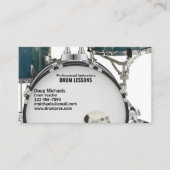 Carte De Visite Professeur de tambour (Devant)