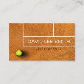 Carte De Visite Professeur de tennis (Devant)
