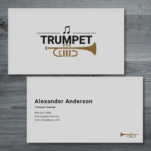 Carte De Visite Professeur de Trompette