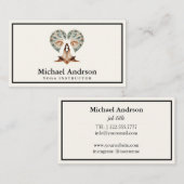 Carte De Visite Professeur de Yoga (Devant / Derrière)