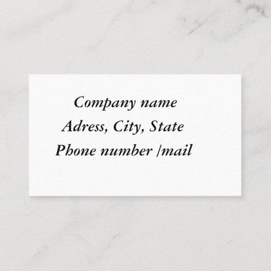 Carte De Visite Professeur de yoga (Dos)