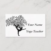 Carte De Visite Professeur de yoga (Devant)