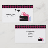 Carte De Visite Professeur de yoga (Devant / Derrière)