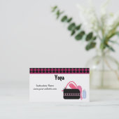 Carte De Visite Professeur de yoga (Debout devant)