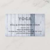 Carte De Visite Professeur de yoga (Dos)