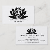 Carte De Visite Professeur de Yoga (Devant / Derrière)