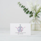 Carte De Visite Professeur de yoga (Debout devant)