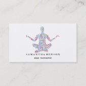 Carte De Visite Professeur de yoga (Devant)