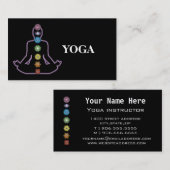 Carte De Visite Professeur de yoga (Devant / Derrière)