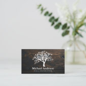 Carte De Visite Professeur de Yoga (Debout devant)