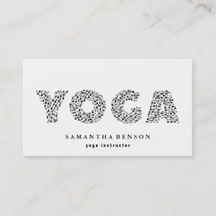 Carte De Visite Professeur de yoga