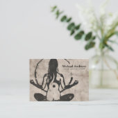 Carte De Visite Professeur de Yoga (Debout devant)