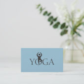 Carte De Visite Professeur de Yoga, Cours (Debout devant)