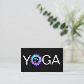 Carte De Visite *~* Professeur de yoga OM Aum Instructeur LotusMan (Debout devant)