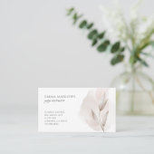 Carte De Visite Professeur de Yoga Simple (Debout devant)