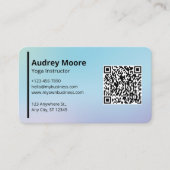 Carte De Visite Professeur de Yoga Studios de Yoga Professionnel (Devant)