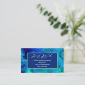 Carte De Visite Professeur de Yoga Yoga Instructeur plage océan (Debout devant)