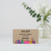 Carte De Visite Professeur d'école PTA (Debout devant)