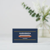Carte De Visite Professeur d'harmonica (Debout devant)