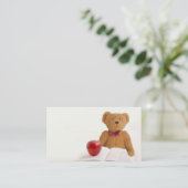 Carte De Visite Professeur d'ours de nounours (Debout devant)