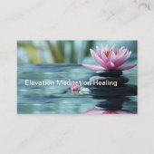 Carte De Visite Professeur Et Classe De Guérison De Médiation (Devant)