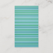 Carte De Visite Professeur personnalisé de Piano Stripe d'or perso (Dos)