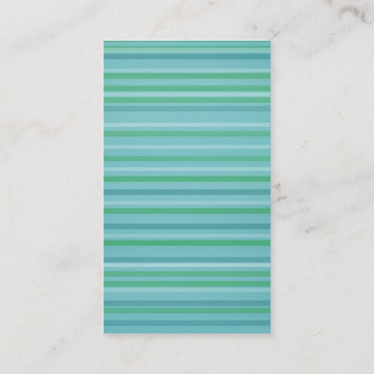 Carte De Visite Professeur personnalisé de Piano Stripe d'or perso (Dos)