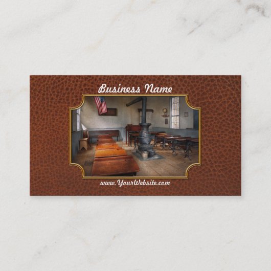 Carte De Visite Professeur - premier jour d'école (Devant)