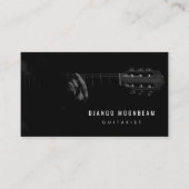 Carte De Visite Professeur professionnel de guitariste et de guita (Devant)
