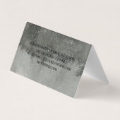 Carte De Visite Professeur professionnel de yoga noir en aquarelle (Dos)