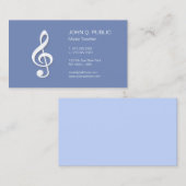 Carte De Visite Professeur professionnel moderne de leçons de (Devant / Derrière)