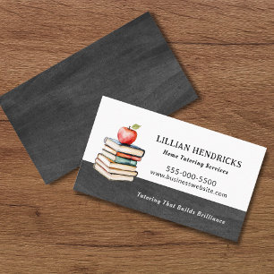 Carte De Visite Professeur Tuteur Éducation à Domicile