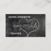 Carte De Visite Professeur | Tutor NE CESSE JAMAIS D'APPRENDRE (Devant)
