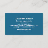 Carte De Visite Professeurs de sciences, Tuteur de sciences, Ensei (Dos)