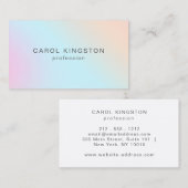 Carte De Visite Profession de beauté simple et moderne (Devant / Derrière)