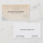 Carte De Visite Profession / Texture (Devant / Derrière)