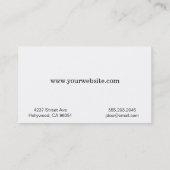 Carte De Visite Profession / Texture (Dos)