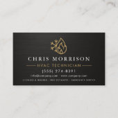 Carte De Visite Professional Air Conditioning Cooling HVAC (Devant)