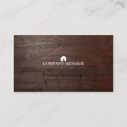 Carte De Visite Professional Builder Carpenter Tools Woodworking  (Dos)